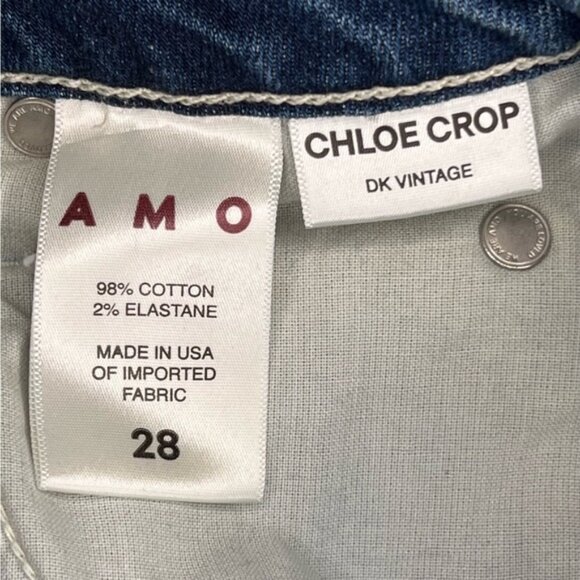 AMO Chloe Cropped Jeans size 28 - Picture 6 of 6